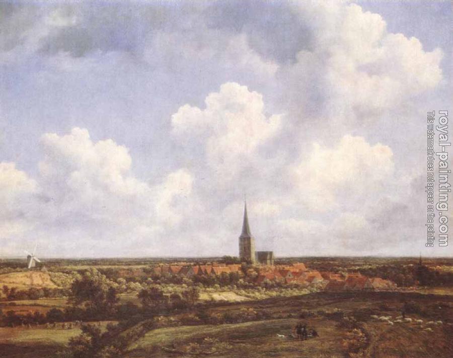 Jacob Van Ruisdael : Landscape With Church And Village